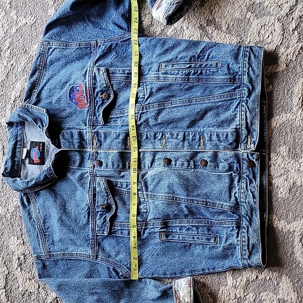 Vintage 90s Planet Hollywood Jean Jacket Small - Picture 10 of 10